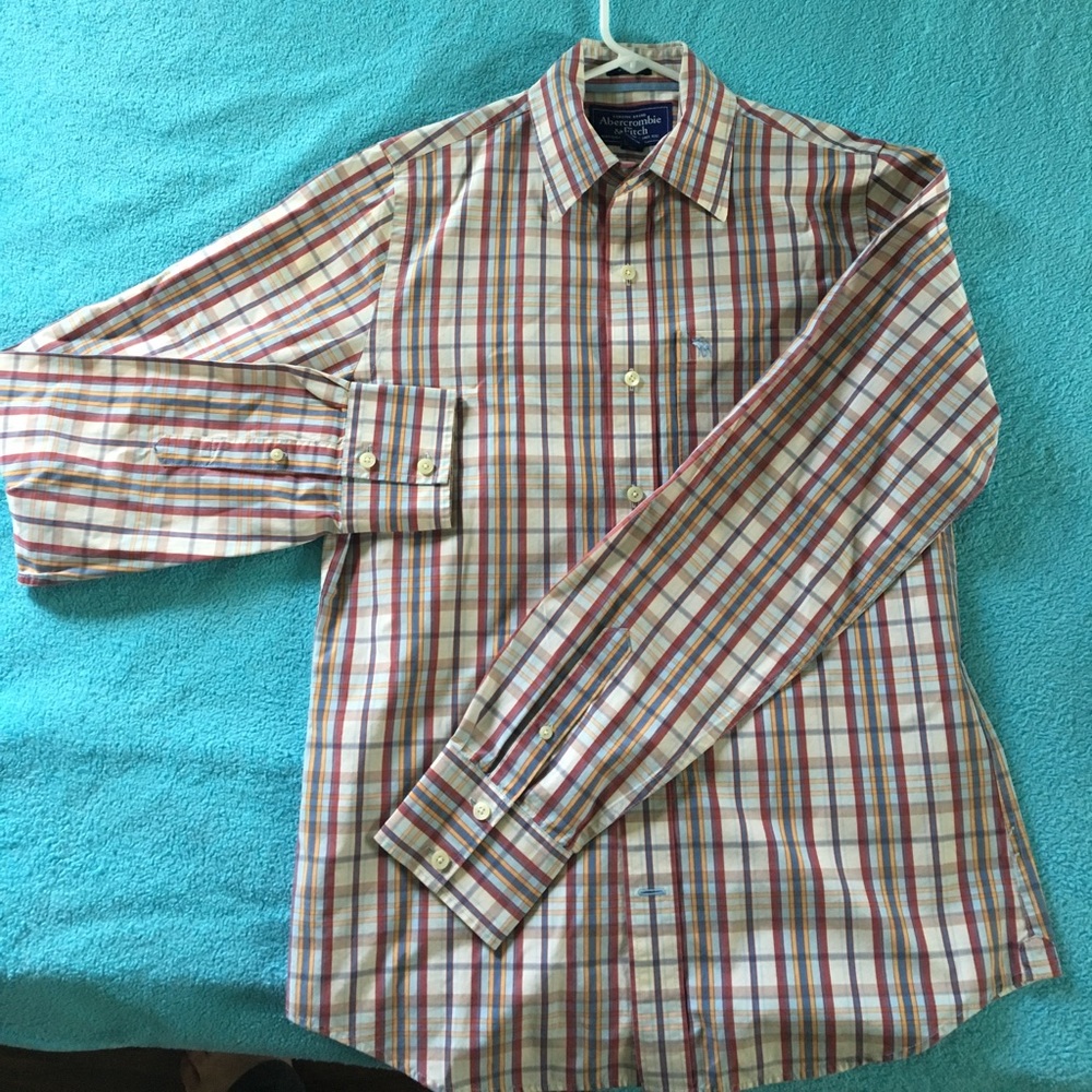 A&F plaid button down
